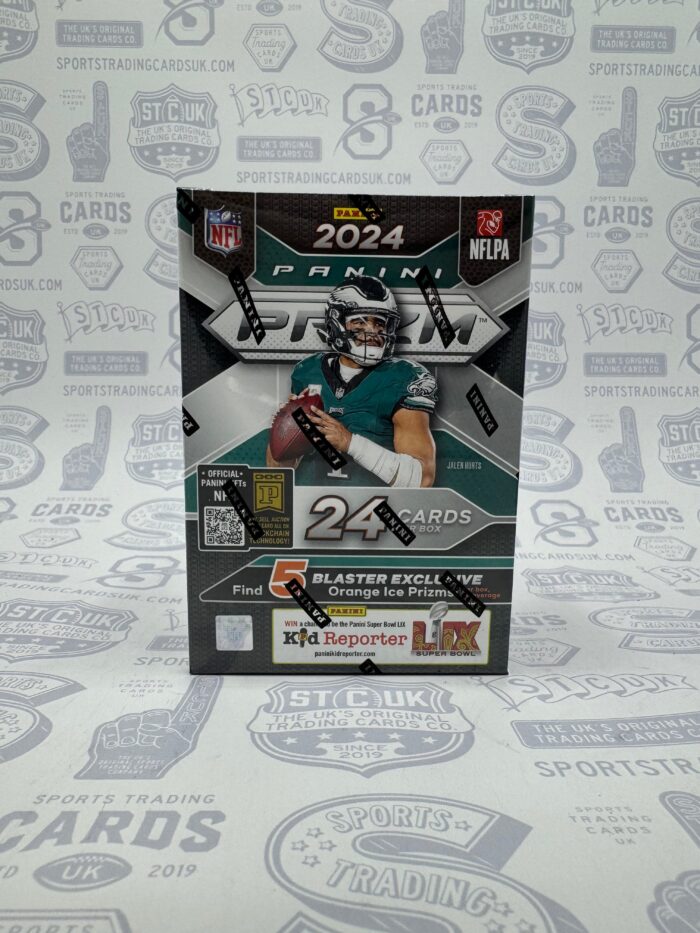 2024 Panini Prizm Football Hobby Blaster Box (Orange Ice Prizms)