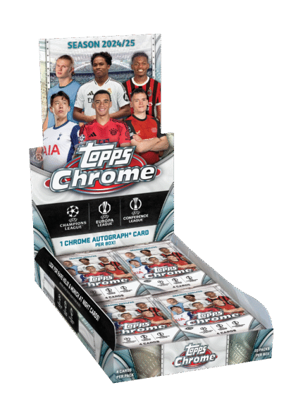Topps Chrome UEFA Club Competitions 2024-25 - Hobby Box